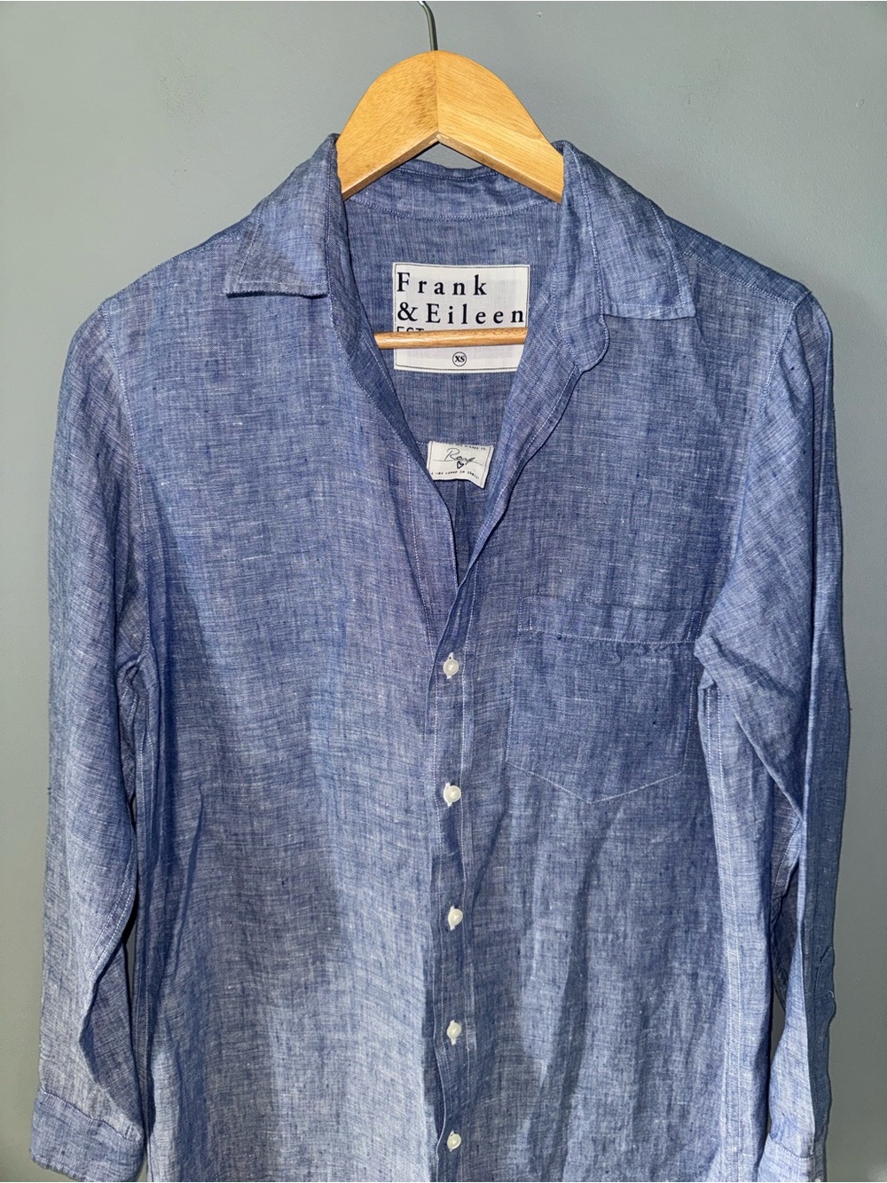 Frank & Eileen Rory Maxi Button down Linen Dress - Picture 3 of 15